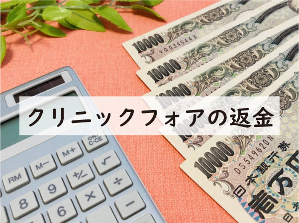 クリニックフォアの返金